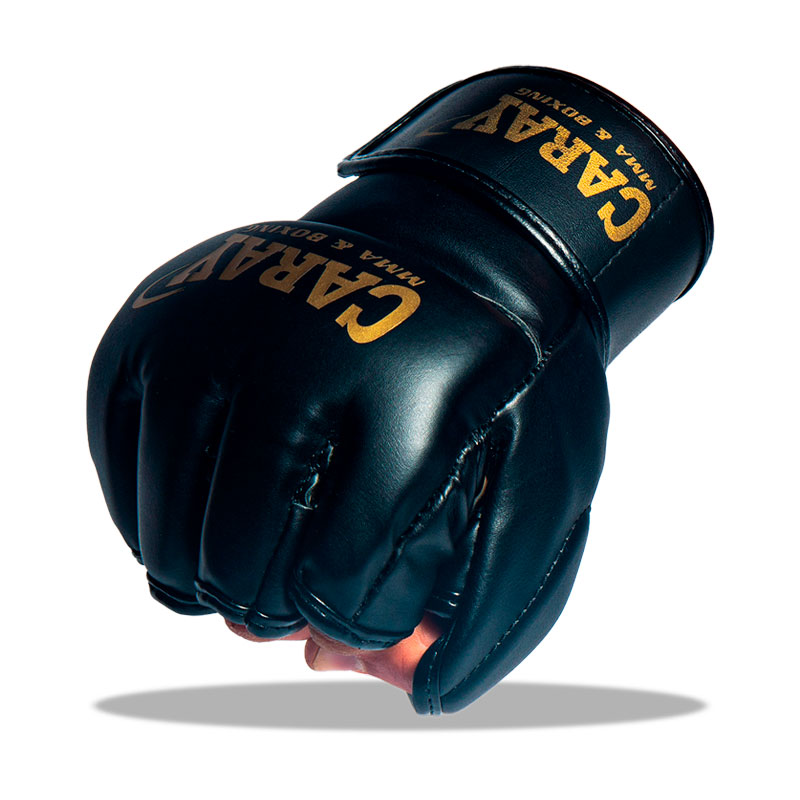 MMA Gloves Pro III Black/Gold - Image 3