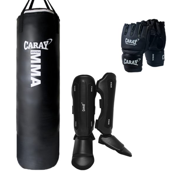 Kit-challenger-saco-de-boxeo-guante-mma-canillera